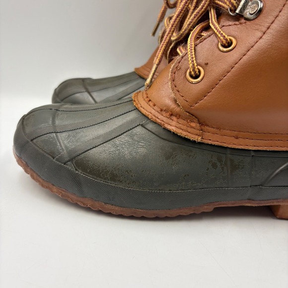 Rod &‎ Gun Duck Boots Mens Brown Green Thinsulate Plaid VTG Insulated Rain Snow main image 5